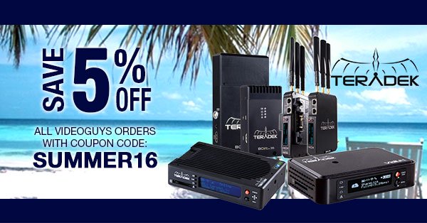 Save Now on Teradek Wireless Encoders!