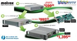 Matrox releases new Mountain Lion Support &amp; improved PC drivers for MXO2 Family and Mojito MAX