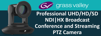 Grass Valley Professional UHD/HD/SD Broadcast and Conference PTZ Camera