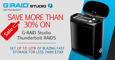 G-Technology G-RAID Studio at Best Price Ever! Save More than 30% Off