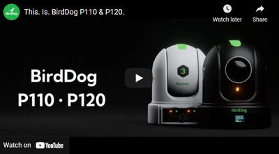 Introducing the new BirdDog P110 & P120 full NDI PTZ cameras!