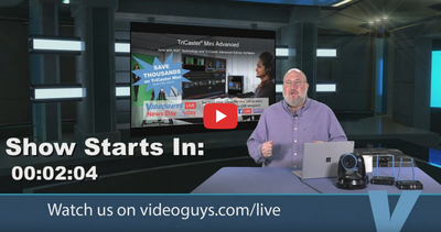 NewTek TriCaster Mini Advanced Specials Revealed on Videoguys News Day 2sDay LIVE Webinar