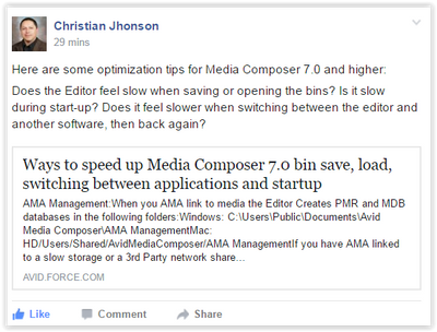Tips for Speeding Up Avid Media Composer