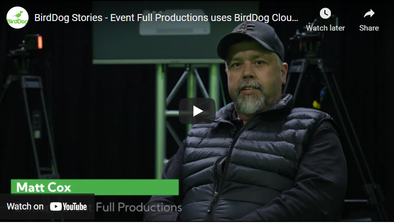 BirdDog Cloud, PF120 and TriCaster TC-2E Drive Tour de France