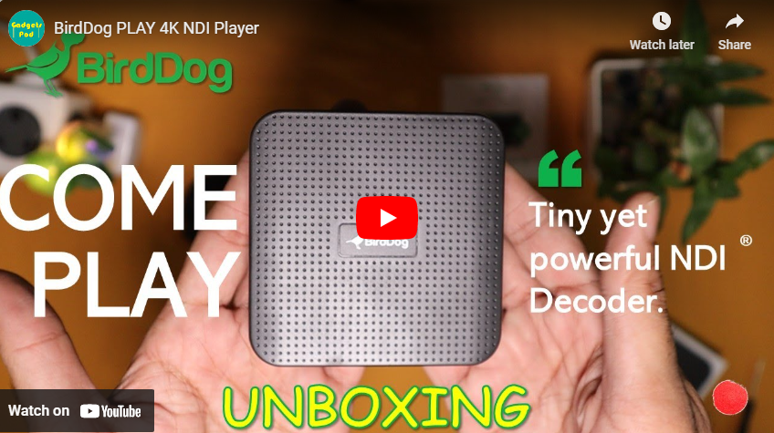 Meet BirdDog PLAY, the World's Smallest 4K NDI Player