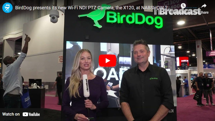 BirdDog X120 Affordable, Wi-Fi Enabled, NDI PTZ Camera