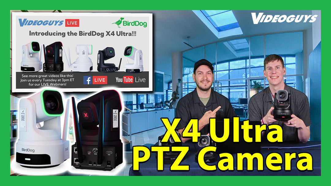 BirdDog X4 Ultra PTZ Camera: Unveiling the Future of 4K Livestreaming and Production