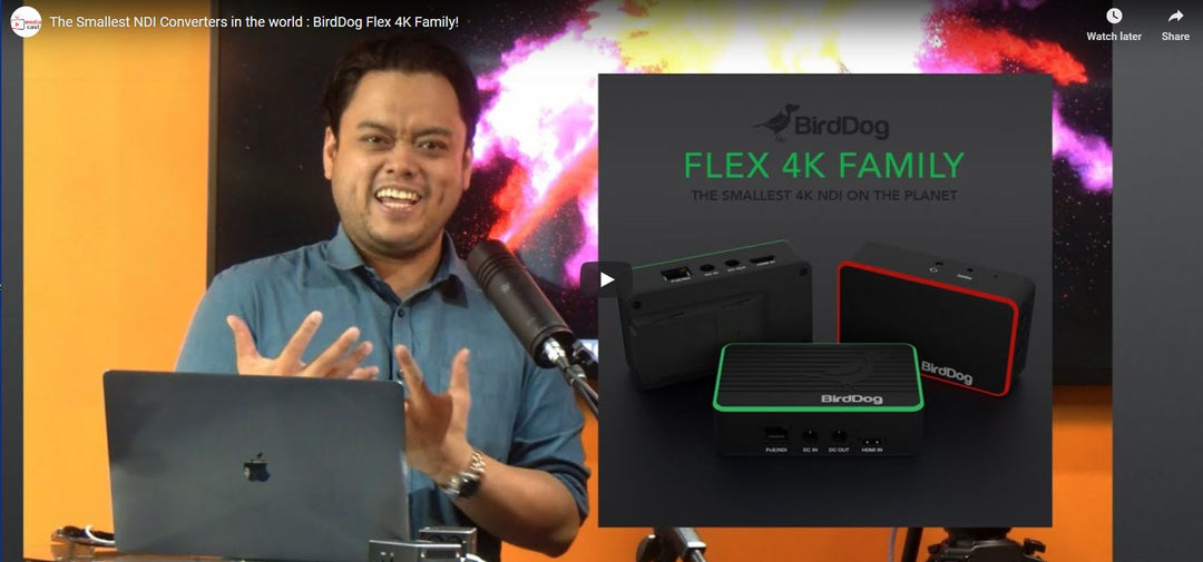 BirdDog Flex 4K Family are the World's Smallest NDI Converters!