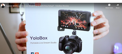 Yolobox is the Easiest Multi-Camera Live Streaming and Switching Setup