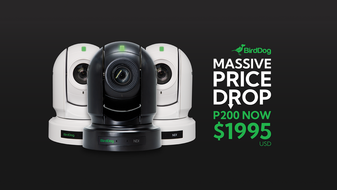 Massive Price Drop on BirdDog P200 Full NDI PTZ Camera