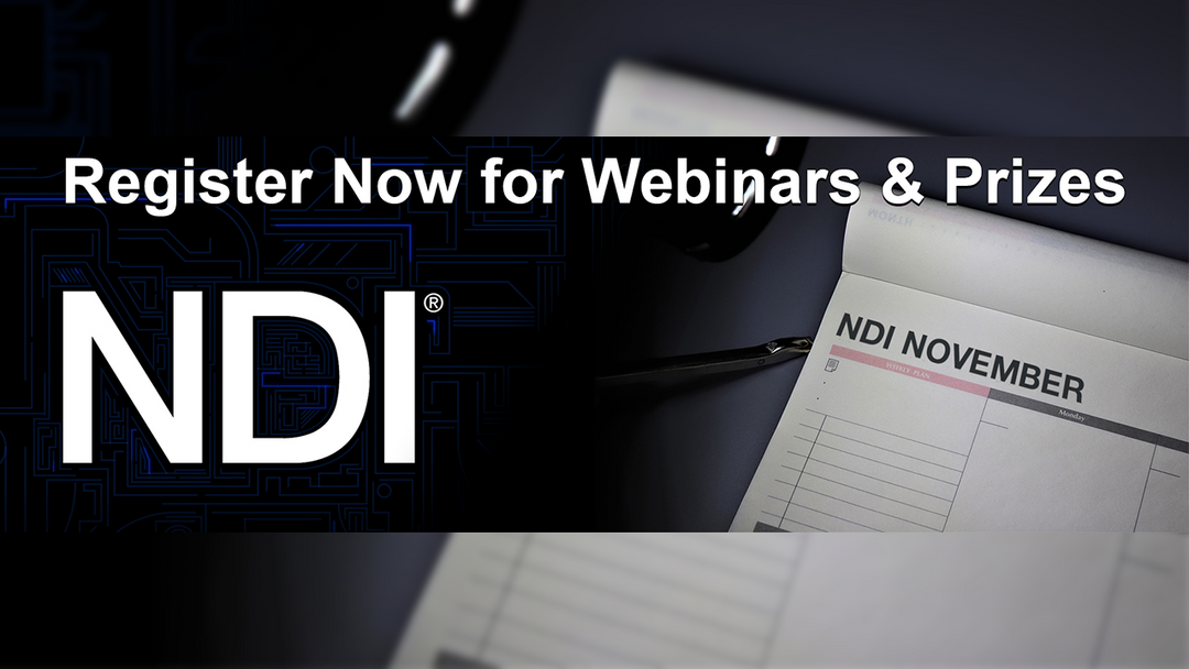 Register Now for NDI November for Giveaways and Webinars All Month Long