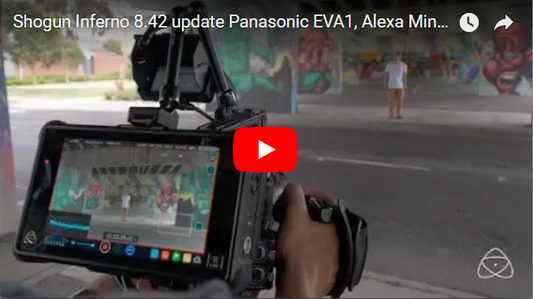 Atomos Shogun Inferno 8.42 update  for Panasonic EVA1, Alexa Mini and Amira