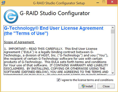 How to change the RAID settings on a G-RAID Studio (Windows)
