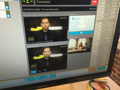 NewTek Talkshow & Skype takes The Real News Network to the next level
