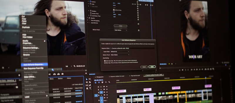 Adobe Max:  Auto Reframe and Performance and Stability Improvements in Premeire Pro