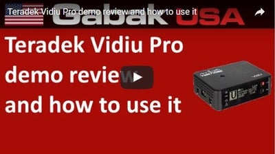 Teradek Vidiu Pro demo review and Tutorial