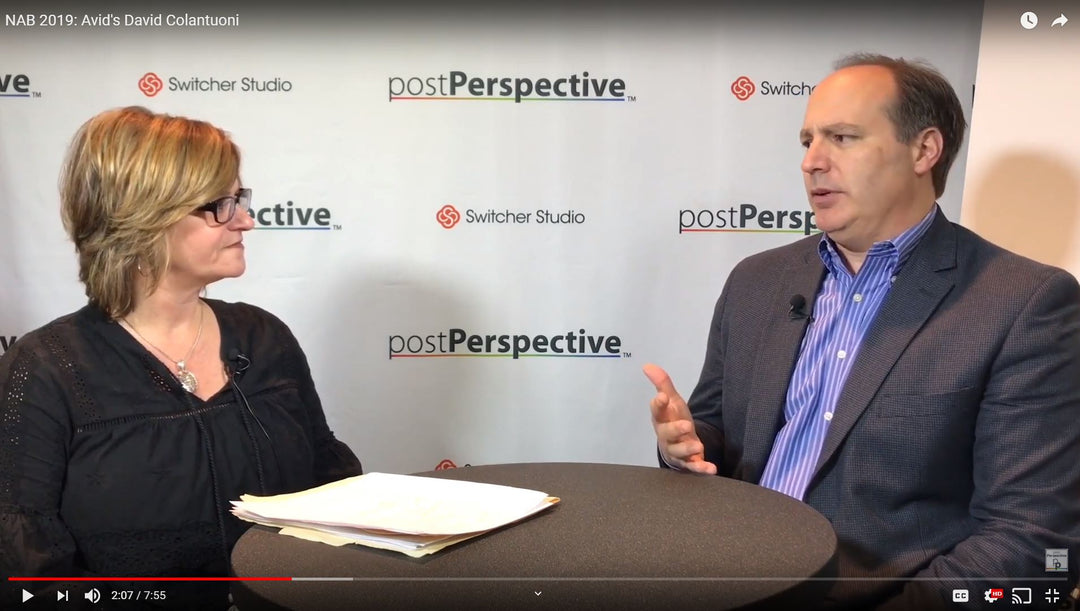 PostPerspective NAB 2019 Interview : Avid's David Colantuoni