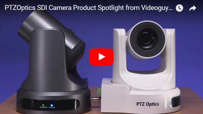 PTZOptics SDI PTZ Cameras Videoguys Product Spotlight Reintroduction