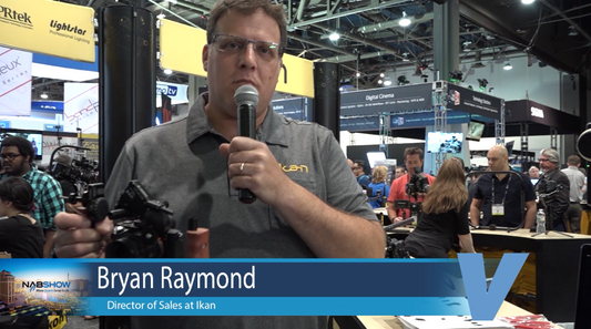 Ikan booth at NAB with Bryan Raymond