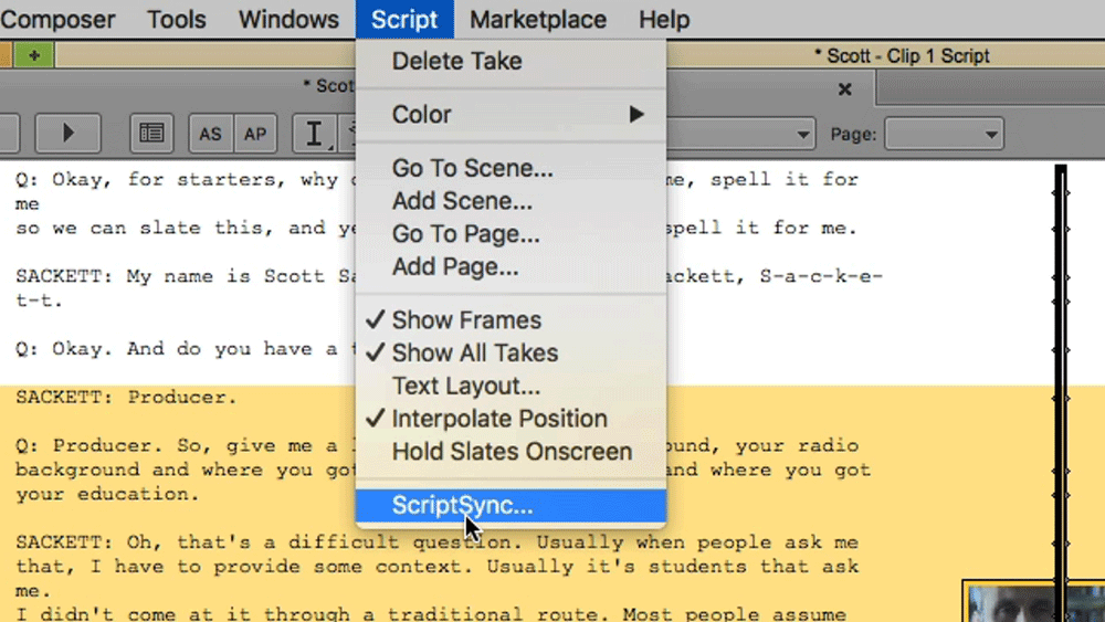 Avid ScriptSynic is Your Secret Weapon for Editing – Videoguys