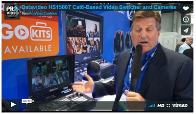 Datavideo's New Affordable Multi-Camera Switcher Package HS-1500T
