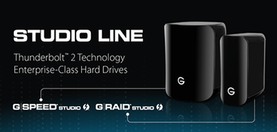 G-TECHNOLOGY LAUNCHES ITS NEW ‘STUDIO’ LINE OF EXTERNAL HARD DRIVES