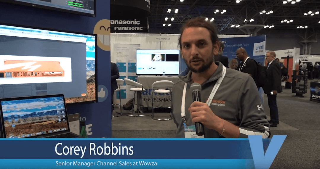 Wowza NAB NY 2018 Interview with Corey Robbins