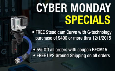 G-Technology Cyber Monday Special with FREE Gift