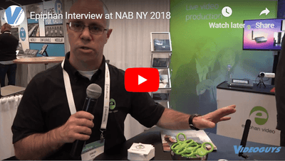 Epiphan Interview at NAB NY 2018 with David Kirk