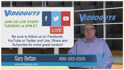Videoguys Live Streams to Facebook, YouTube & Periscope Simultaneously!