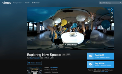 Vimeo rolls out support for 360 degree VR video