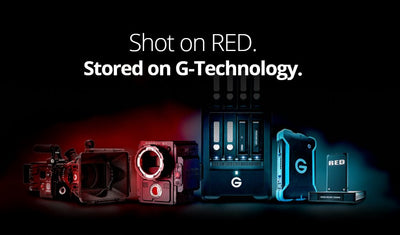 Shot on RED. Stored on G-Technology