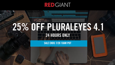 24hr Flash Sale! Red Giant PluralEyes 4.1