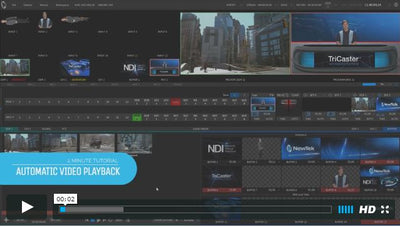 TriCaster 2-Minute Tutorial: Using the Autoplay Functions