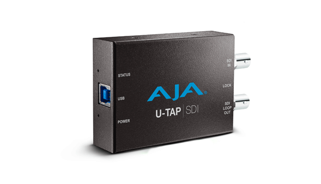 AJA U-TAP USB 3.0 Powered SDI or HDMI Capture