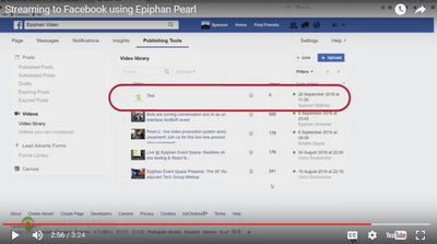Epiphan Pearl: How to Stream to Facebook Live