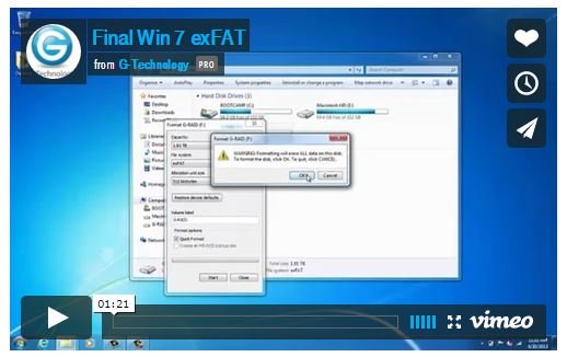 Formatting your drive for both Mac and Windows using ex-FAT