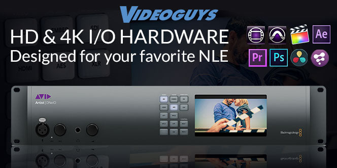 Avid DNxIO: HD and 4K I/O hardware designed for your favorite NLE