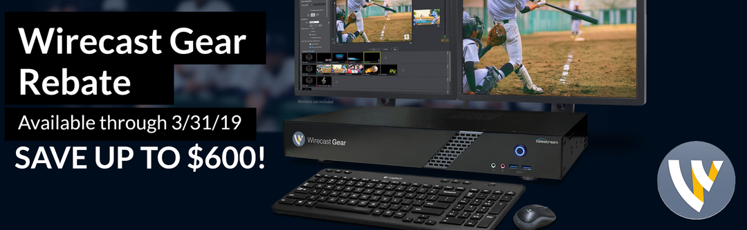 Wirecast Gear Rebates