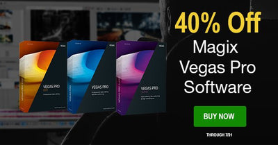40% Off Vegas Pro Edit, Vegas Pro & Vegas Pro Suite Software!