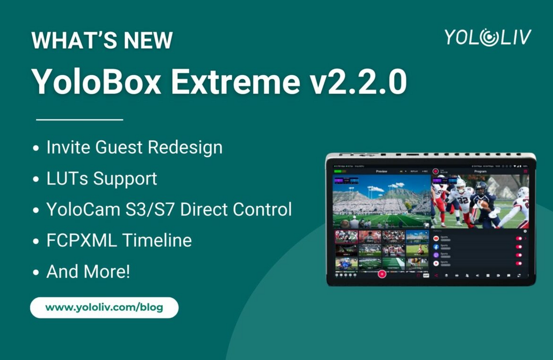 YoloBox Extreme v2.2.0 Enhances Live Production with Smarter Workflows and Creative Control