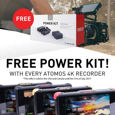 FREE Power Kit with Atomos Inferno & Flame Purchase!