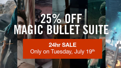 24hr Sale Today - 25% Off Red Giant Magic Bullet Suite and more
