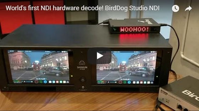BirdDog Studio NDI is the World's First NDI Hardware Decoder!