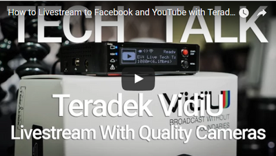 Teradek VidiU: How to stream live to Facebook and YouTube