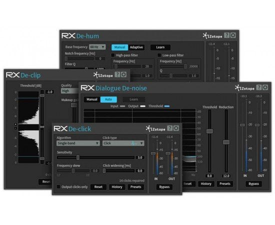 Working with Distorted  Audio in iZotope RX