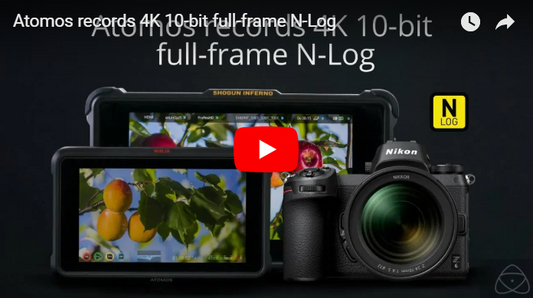 4K HDR 10-bit Full-Frame N-Log Recording from Atomos