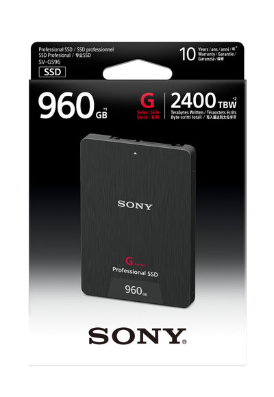 Introducing Sony G Series Professional SSDs for Atomos and Black Magic