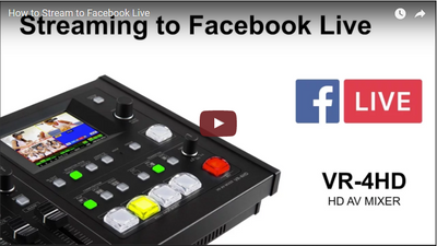 Roland Pro A/V - Solutions - Case Studies - How to Stream to Facebook Live