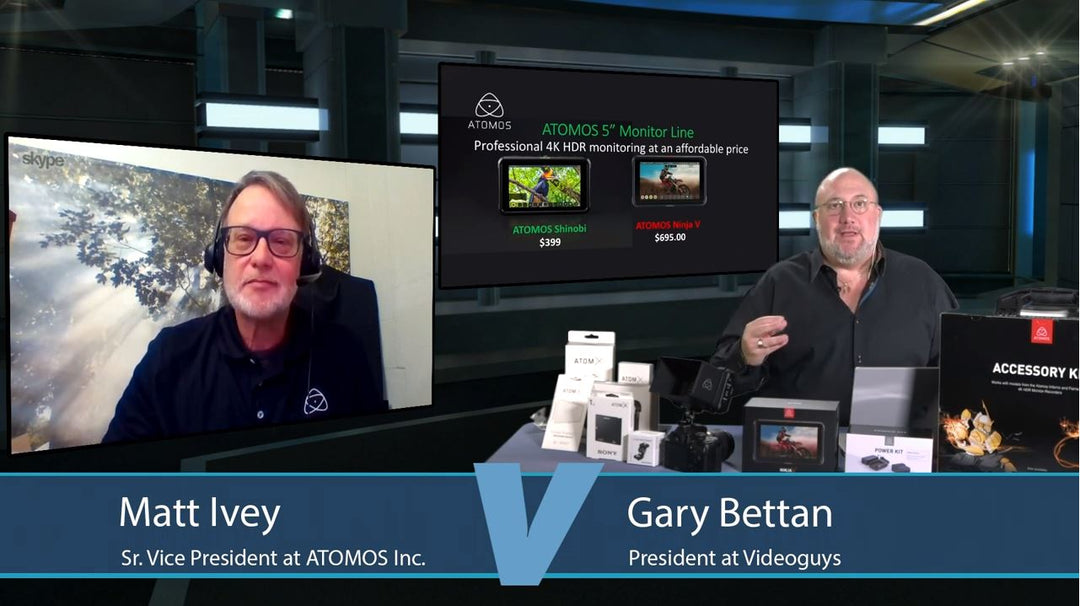 Introducing the NEW Atomos Shinobi Videoguys News Day 2sDay LIVE Webinar